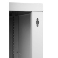 CM19-9UPM-450G 450mm gri dolap bağlantı portları ve panel