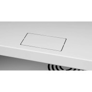 19 inç 9U 450mm metal kapılı gri duvar dolabı CM19-9UPM-450G