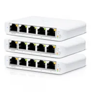Ubiquiti USW-Flex-Mini-3 üç adet switch paket içeriği